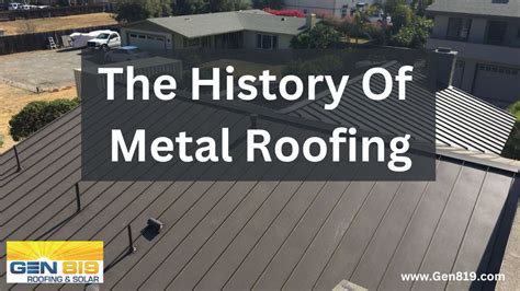 origins of metal roofing